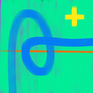 Digital artwork in the style of an oil painting, abstract