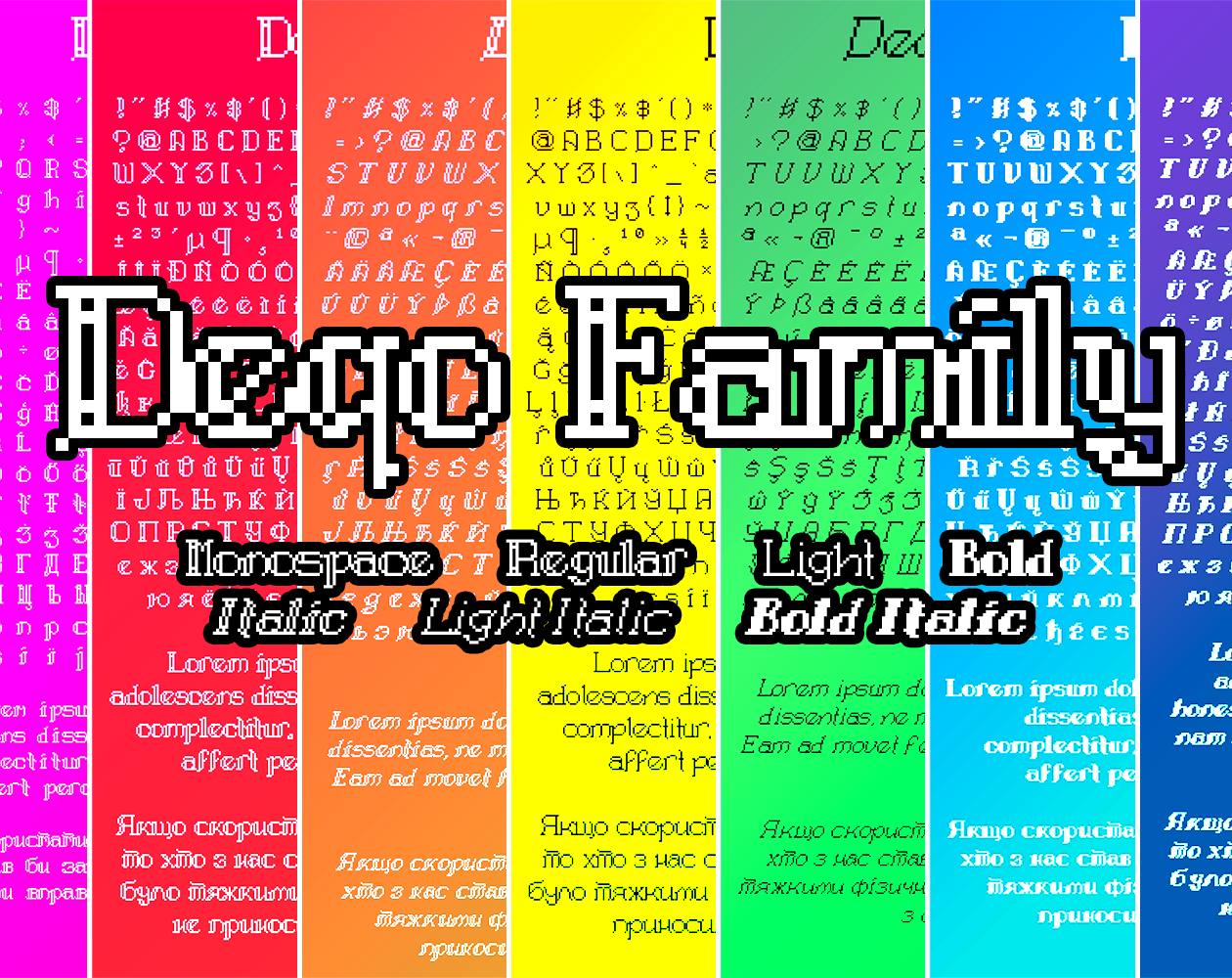 Deqo Font Family