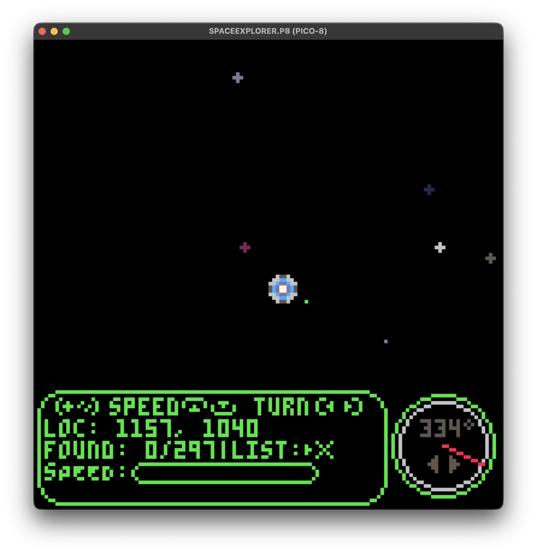 Screenshot of Space Explorer